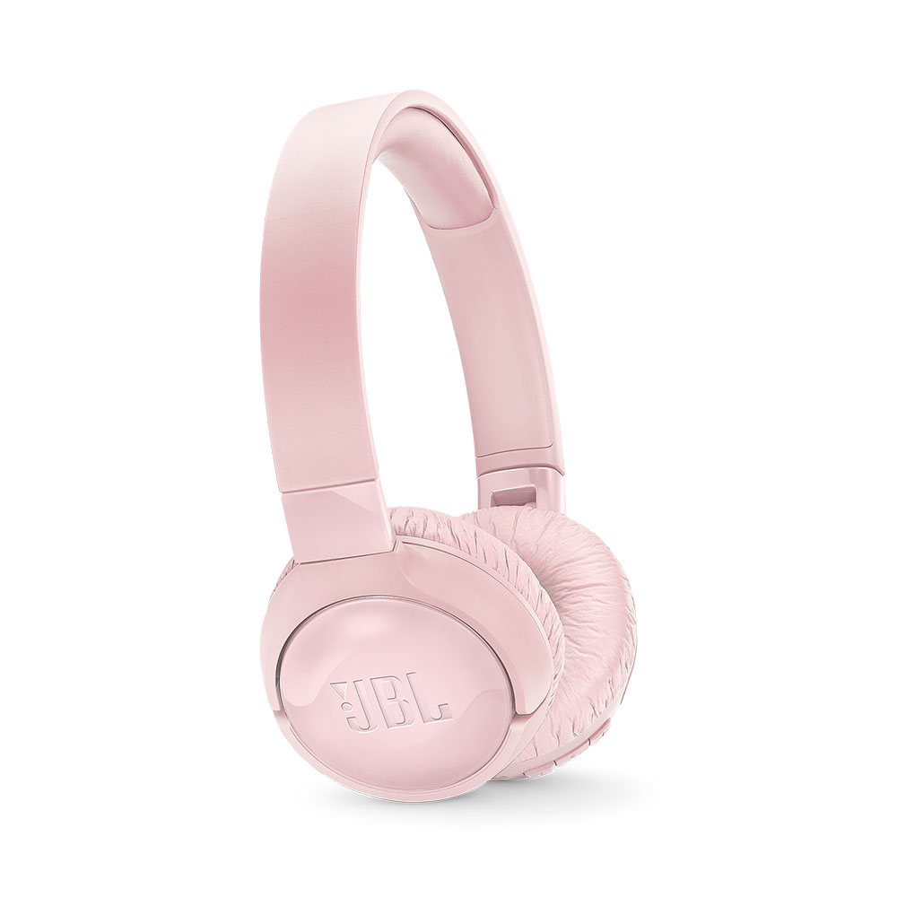 JBL Tune600BTNC – Noise-Cancelling on-Ear Bluetooth koptelefoon met geïntegreerde headset – muziek genieten voor 12 uur en meer – draadloos streamen van muziek Pink