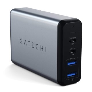 !Satechi Dual Type-C PD Travel Charger - 75W