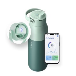 LARQ Bottle PureVis 2 680ml - Eucalyptus Green | Apple begint bij LARQ Bottle PureVis 2 680ml - Eucalyptus Green | Apple begint bij