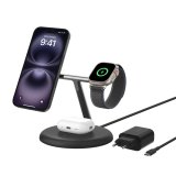 Belkin BoostCharge Pro 3in1 Magsafe Adjustable Charging Stand - Black
