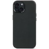 Decoded Leather Backcover - iPhone 15 - Black