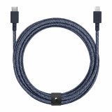 Native Union Belt Cable Kevlar Lightning-naar-USB-C kabel (3 meter) - Indigo