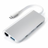 Satechi USB-C Multimedia Adapter - Zilver