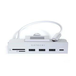 Satechi USB-C Clamp Hub for 24" iMac & Studio Display - Silver