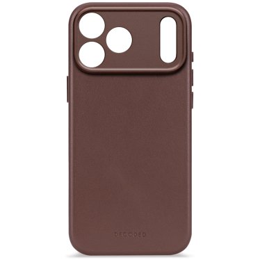 Decoded Leather Backcover - iPhone 17 Pro  - Chocolate Brown