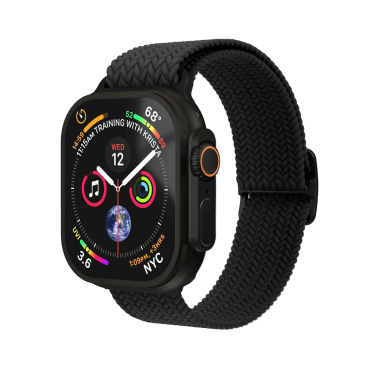 Vonmahlen Woven Loop - 40/41/42mm - Black/Black