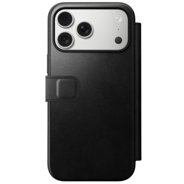 Nomad Modern Horween Leather Folio - iPhone 17 Pro Max - Black