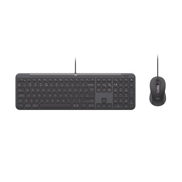 [Open Box] Logitech Slim Wired Combo - MK620 - For Business - Graphite