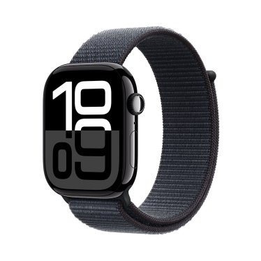 [Open Box] Apple Watch S10 - 46mm - Jet Black Aluminium - Ink Sport Loop -  (145-220mm)