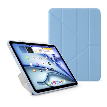 Pipetto Origami Case - iPad Air 13" (2024-2026) - Light Blue