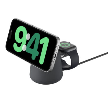 Belkin BoostCharge Pro 2in1 Qi2 Magnetic Charger - 15W - Charcoal