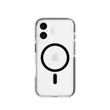 Tech21 Evo Crystal w/MagSafe - iPhone 16 - Black