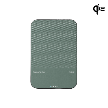 Native Union (Re)Classic Magnetic Powerbank - Qi2 - 5000mAh - Slate Green