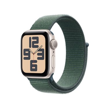 [Open Box] Apple Watch SE - 40mm - Starlight Aluminium - Lake Green Sport Loop -  (130-200mm)