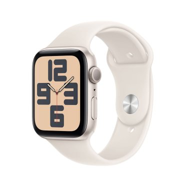 [Open Box] Apple Watch SE - 44mm - Starlight Aluminium - Starlight Sport Band - S/M (140-190mm)