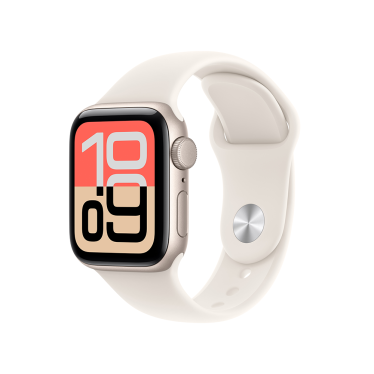 Apple Watch SE 3 - 40mm - Starlight Aluminium - Starlight Sport Band - S/M