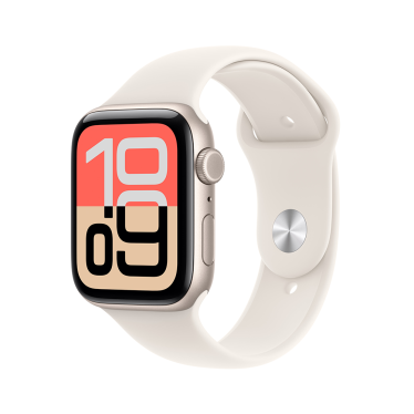Apple Watch SE 3 Cellular - 44mm - Starlight Aluminium - Starlight Sport Band - S/M