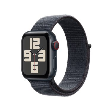 Apple Watch SE Cellular - 40mm - Midnight Aluminium - Ink Sport Loop -  (130-200mm)
