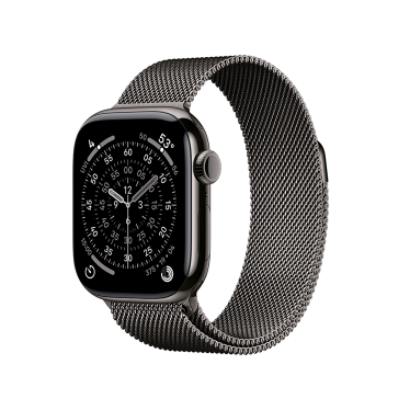 Apple Watch S11 Cellular - 42mm - Slate Titanium - Slate Milanese Loop