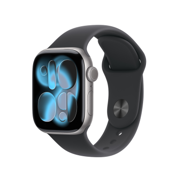 Apple Watch S11 Cellular - 42mm - Space Grey Aluminium - Black Sport Band - S/M