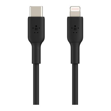 Belkin lightning naar USB-C kabel 1 meter - zwart