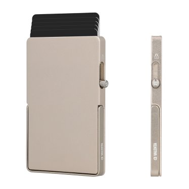 [Open Box] Valenta Aluminium MagSafe Cardprotector Stand - Natural Titanium