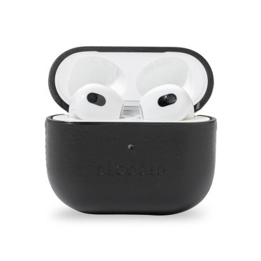 Decoded Leather AirCase - Apple AirPods 3 - Black