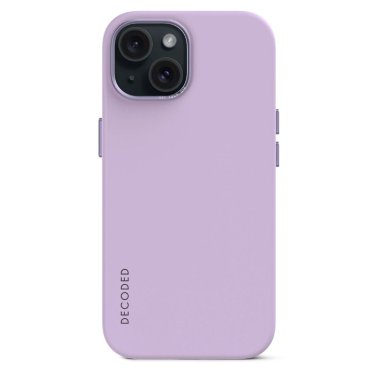 Decoded Anti-Microbial Silicone Backcover - iPhone 15 - Lavender