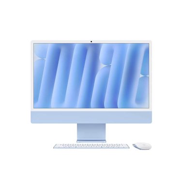 Amac Apple iMac 24-inch - blauw 2024 256GB 16 GB M4 10C-CPU & 10C-GPU Gigabit Keyboard Touch ID aanbieding