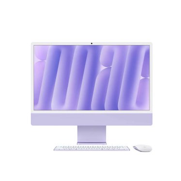iMac 24" Purple - M4 10C-CPU & 10C-GPU - 32GB - 1TB - Gbit Eth - Mouse - MK-TID-NUM