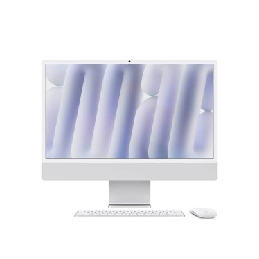 iMac 24" Silver - M4 8C-CPU & 8C-GPU - 16GB - 256GB - Gbit Eth - Mouse - MK - [GOOD]