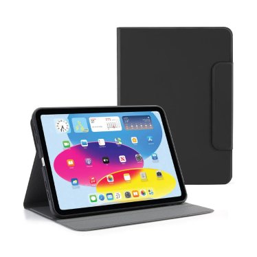 Pipetto Rotating Folio - iPad 10.9" (2022) / iPad 11" (2025) - Black