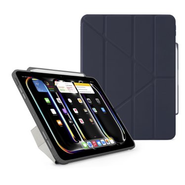 Pipetto Origami Pencil Case - iPad Pro 13" (2024) - Dark Blue