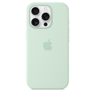 Apple Silicone Case - iPhone 16 Pro - Aquamarine