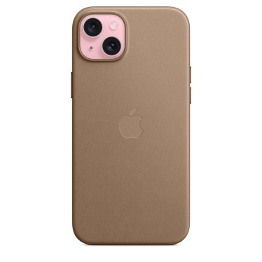 Apple Fine Woven Case - iPhone 15 Plus - Taupe
