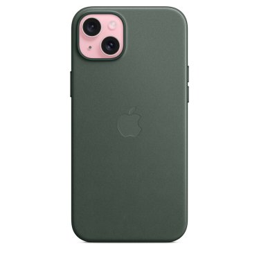 Apple Fine Woven Case - iPhone 15 Plus - Evergreen