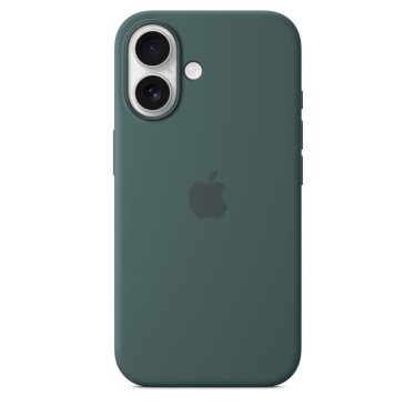 Apple Silicone Case - iPhone 16 - Lake Green