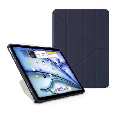 Pipetto Origami Case - iPad Air 13'' (2024/2025) - Dark Blue