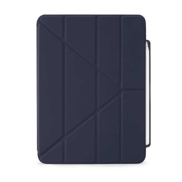 Pipetto Origami Pencil Case - iPad Air 10.9" (2020/2022) / iPad Air 11" (2024/2025) - Dark Blue