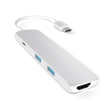 !Satechi USB-C Multiport Adapter - Silver
