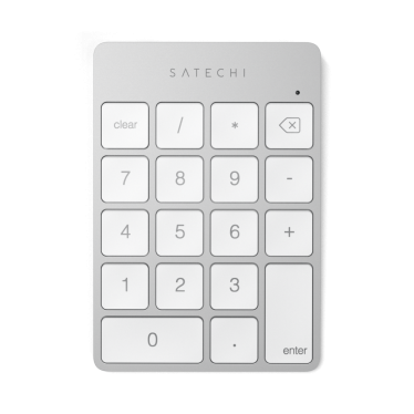 @Satechi Slim Wireless Keypad - USB-C - Silver