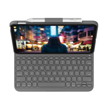 [Open Box] Logitech Slim Folio - iPad 10.9" (2022) / iPad 11" (2025) - Grey