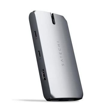 !Satechi USB-C On-the-Go Multiport Adapter - Space Gray