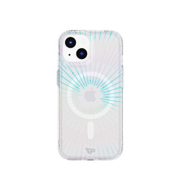 Tech21 Evo Clear MagSafe hoesje - iPhone 15 - glitter