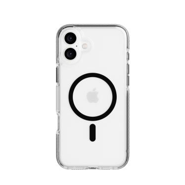 Tech21 Evo Crystal w/MagSafe - iPhone 16 plus - Black