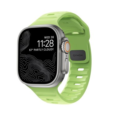 [Open Box] Nomad Sport Band FKM - 42/44/45/49mm - Limited Edition Green Glow 2.0
