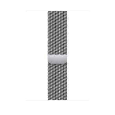 [Open Box] Apple Watch Strap - 45mm - Silver - Milanese Loop -  (150-200mm)
