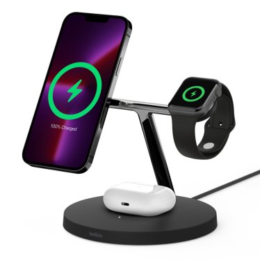 [Open Box] Belkin Pro MagSafe 3-in-1 Wireless Charger - Black