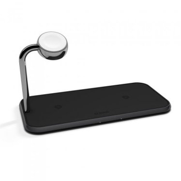 [DEMO] ZENS Dual Qi Wireless Charger + Watch - 10W - Black