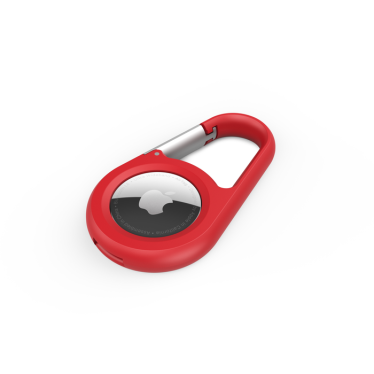 Belkin Secure Airtag Holder with Carabiner - Red